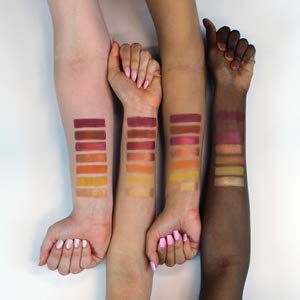 Profusion Cosmetics 21 Shade Eyeshadow Palette for Eyecatching Look, Long lasting and Cruelty Free Bright Pigmented Shades Collection and Brush, Siennas