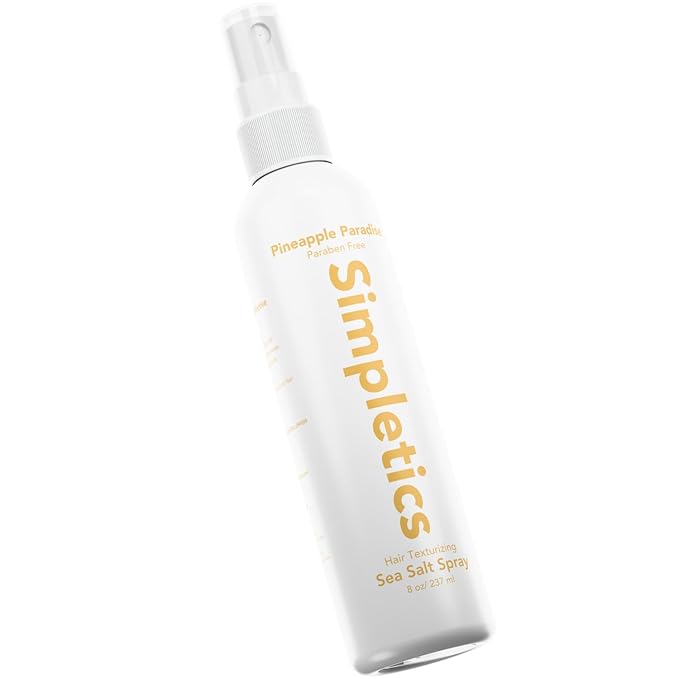 Himalayan Sea Salt Spray for Hair - All Natural, 5 Ingredient Texturizing and Volumizing Product - Beach Look To Add Volume & Texture - Unisex - 240ml