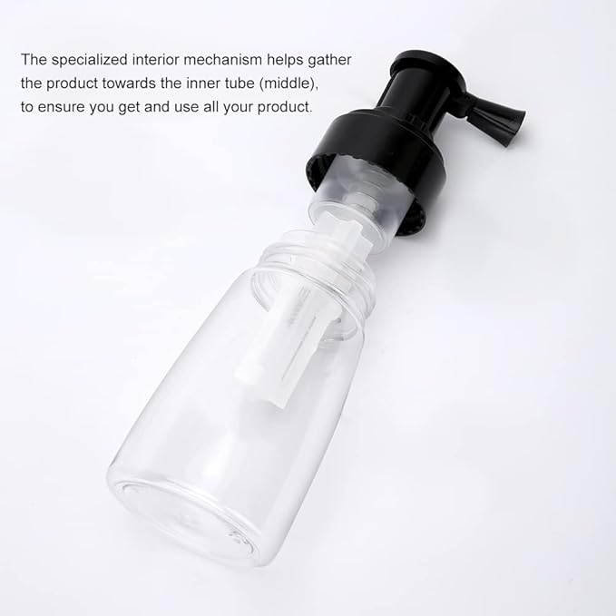 Barber Powder Bottle Spray - for Applying Talc and Powder - Empty Powder Travel Cosmetics Blower, Refillable Hair Fiber Applicator for Hair Salon, Home, Beauty
