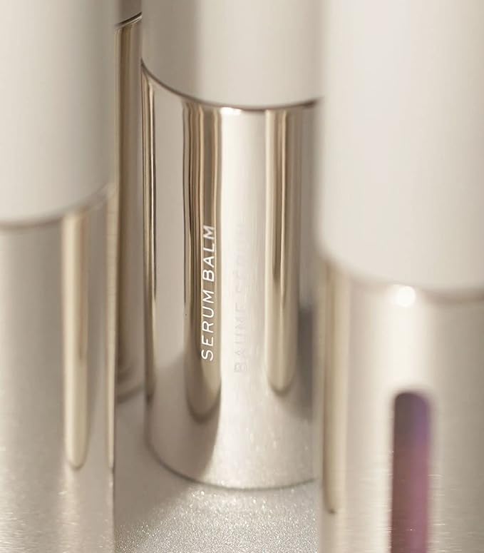 MAKE Serum Balm – Hydrating Lip Oil Treatment – Softening, Smoothing and Plumping Lip Cream – All Day Comfort, Gloss and Shine, Lilac Layer 0.15 Oz