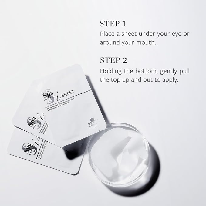 Spa Treatment UMB Stretch iSheet Japanese Under Eye Masks (7 Pairs) - Effective Anti-Aging Under Eye Patches for Dark Circles, Dry, Dull Skin Around the Eyes - Moisturize and Refresh your Skin