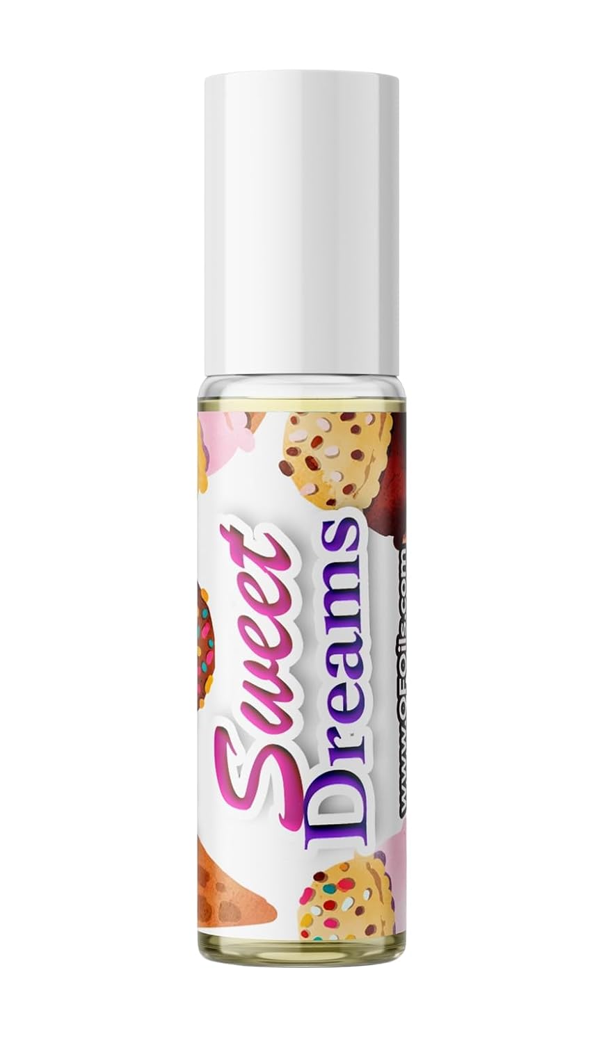 Quality Fragrance Oils' Sweet Dreams | Long-Lasting Perfume Oil, Alcohol-Free, Strong Scent, 10ml Roll-On | Affordable Alternative to Designer Fragrances