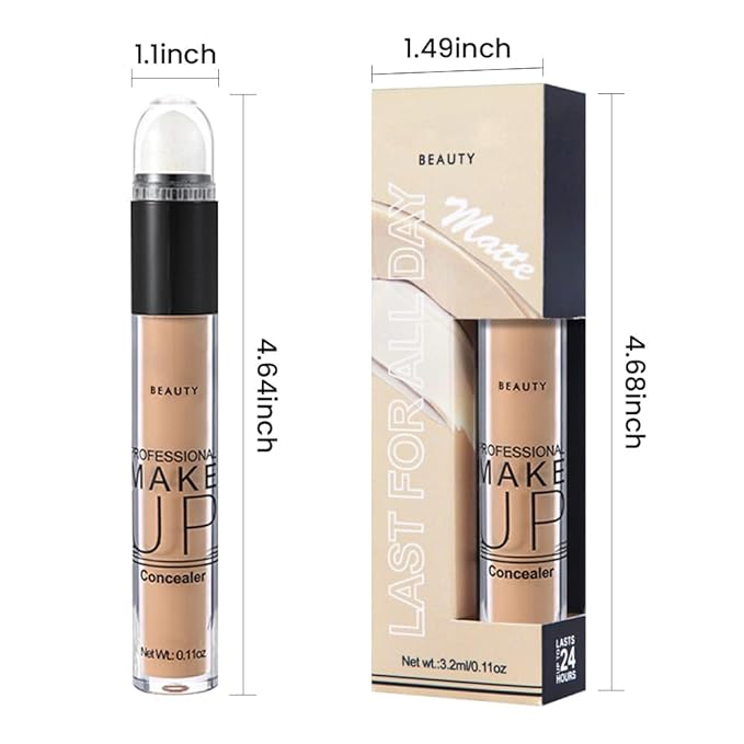 1 Pack Liquid Foundation Cream for Face Makeup,Durable Full Coverage Matte Concealer Make Up,Oil Control & Waterproof Base Primer -0.35 Fl.Oz (05#)