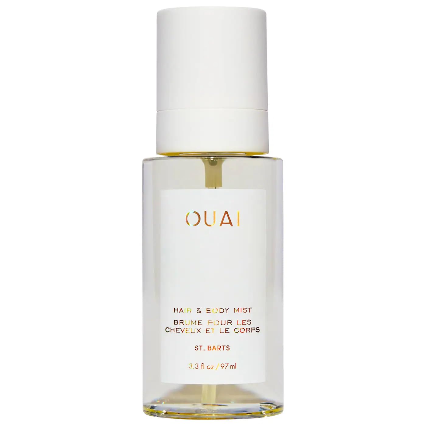 OUAI St. Barts Hair and Body Mist - Tropical-Scented Hair Perfume and Body Spray - Notes of Dragonfruit, Orange Blossom, Tuberose & Musk (3.3 Fl Oz)