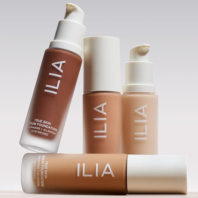ILIA - True Skin Serum Foundation | Non-comedogenic, Cruelty-Free, Vegan, Weightless Feel, Buildable Coverage, Safe For Sensitive Skin (Mallorca SF1.5)