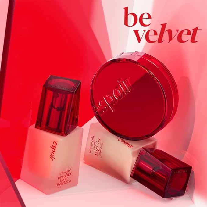 Espoir Pro Tailor Foundation Be Velvet SPF22 PA++ #5 Beige 1.01 fl oz | Powerful Lastingness Cover | Thin Coverage Improving Skin Texture | Velvety Formula without any Dry Feeling | Korean Makeup