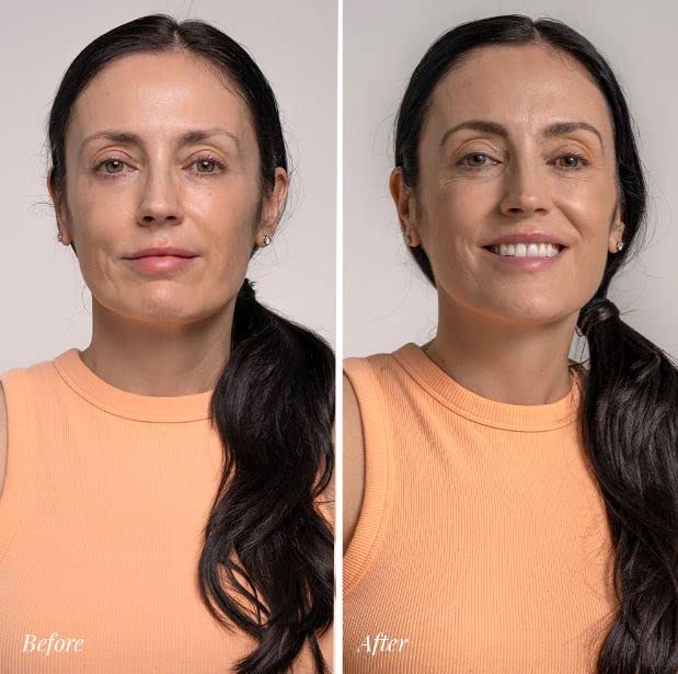 Jerome Alexander My Color Self Adjusting Full Coverage Foundation Makeup with Kabuki Brush (Light)