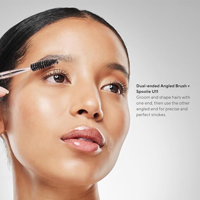 Professional Makeup Brush 11 Piece Set, Premium Synthetic Vegan Brushes Kit for Blending Powder, Foundation, Concealer, Blush & Eye Shadow, Cruelty-Free