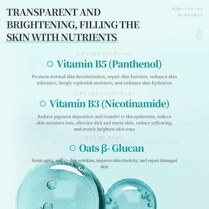 4% Vitamin B5 Face Serum 37ml / Niacinamide, Antioxidant, Reduces Wrinkles, Improves Elasticity,