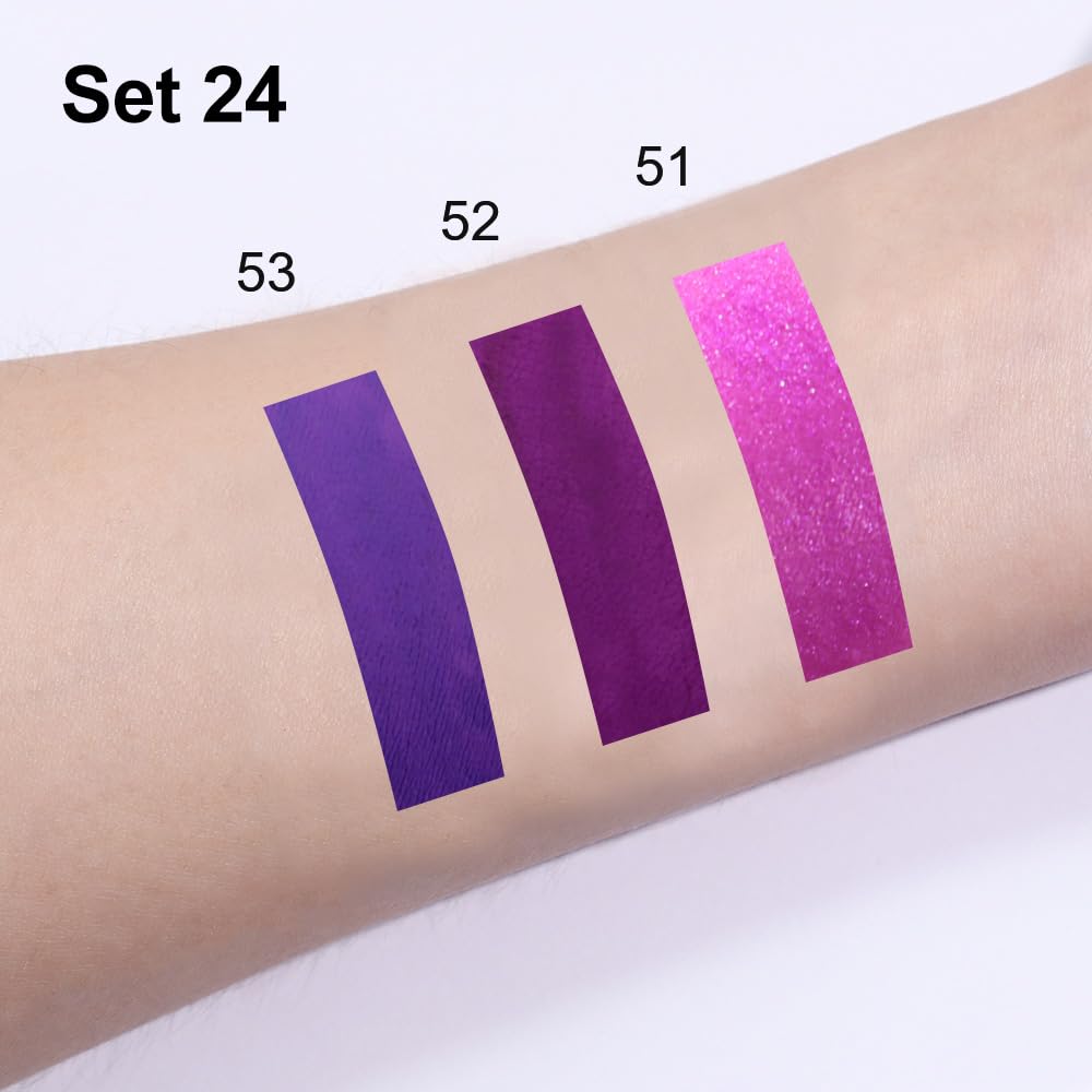 evpct 3Pcs Lavender Dark Violet Purple Matte Lip Liner & Liquid Lipstick Stain Makeup Set for Women, Lip Liner Stain Long Lasting Waterproof Smudge Proof, Cruelty Free Lip Makeup 24 hours originales