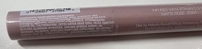 Palladio Waterproof Eyeshadow Stick with Blending Sponge, Long Lasting & Effortless Application, Smudge Free & Crease Proof Formula, Matte & Shimmer Shades, Buildable Eye Shadow (Matte Rose)