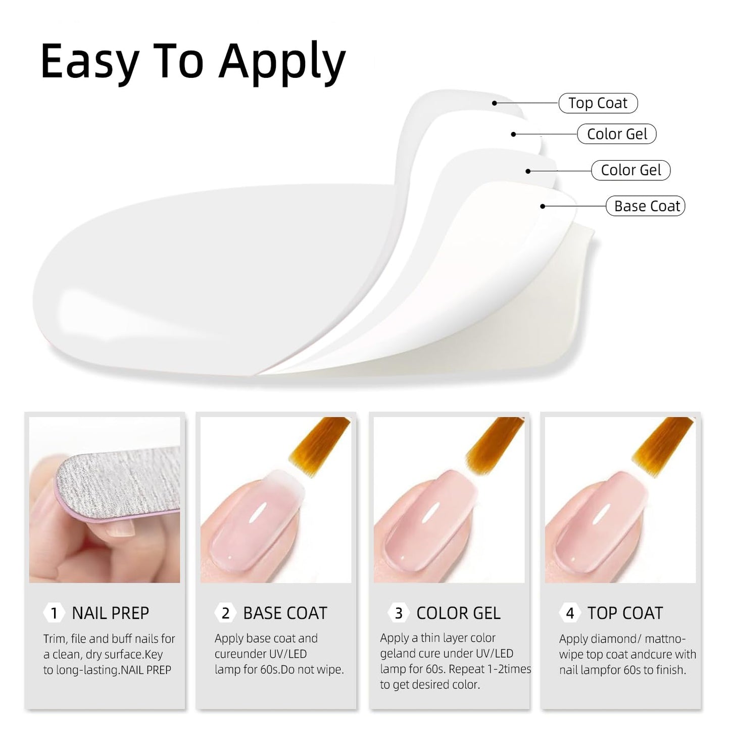 Matte Nail Polish Quick Dry Nail Lacquer for Nail Art Varnish, Mist Effect Matte Finish Velvet Nail Polish, 0.35 fl oz (Soft Brown-01, 10 ML)