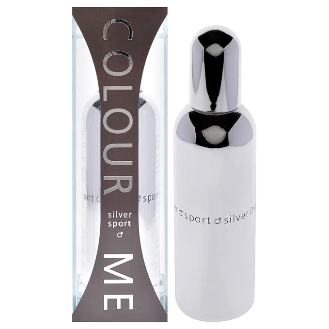 Milton-Lloyd Colour Me Silver Sport -Cologn-for Men - Woody Fragrances - Mens-Cologn - Long Lasting Perfume for Men - Woody-Cologn- 3 oz