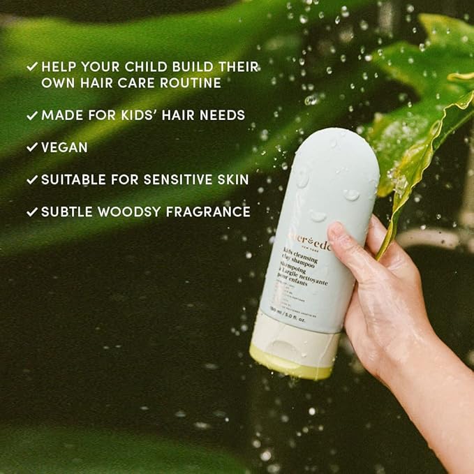 Evereden After Swim & Sports Kids Shampoo: With Cleansing Clay | Detoxifies Hair & Scalp from Chlorine, Dirt, and Sweat | Clean & Vegan Kid Shampoo for Daily Use and Any Hair Type