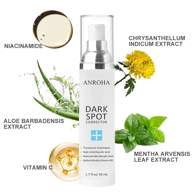 Dark Spot Remover for Face and Body Serum Promotes Anti-Aging Effect -Dark Spot Corrector for Women and Men with Niacinamide Kojic Acid & Salicyic Acid 50ml /1.7fl oz