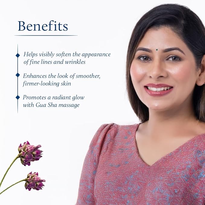 Blue Nectar Bakuchiol Face Serum for Glowing Skin with Gua Sha | Plant-Based Retinol for Face Skincare, Fine Lines, & Dark Circles | Anti-Aging Serum for Women & Men (10 Herbs, 1 Fl Oz)