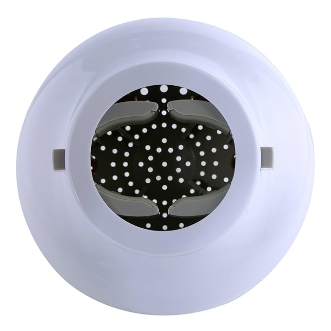 Hairizone Universal Hair Diffuser Adaptable for Blow Dryers with D-1.7-Inch to 2.6-Inch for Curly or Wavy Hair, White