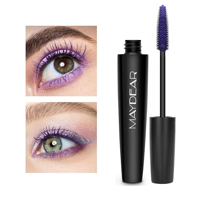 Maydear Waterproof Colored Mascara Set β Long-Lasting, Cruelty-Free, Vegan Eye Makeup for Women (6 Colors)
