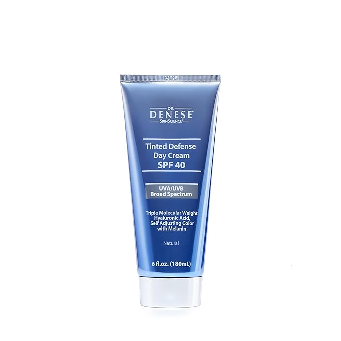 Dr. Denese SPF 40 Defense Day Cream, Anti-Aging BB (Beauty Balm) cream, CC (Color Correcting) cream (Natual, 6 oz)
