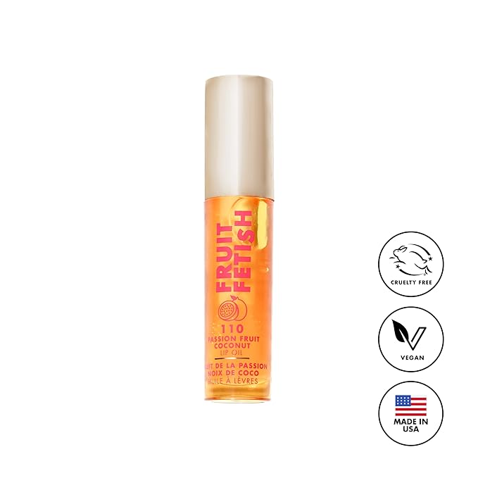 Milani Lip Oil with Vitamin E for Instant Hydration, Fruit Extract Infused Lip Treatment and Moisturizing Lip Gloss - Passionfruit Coconut