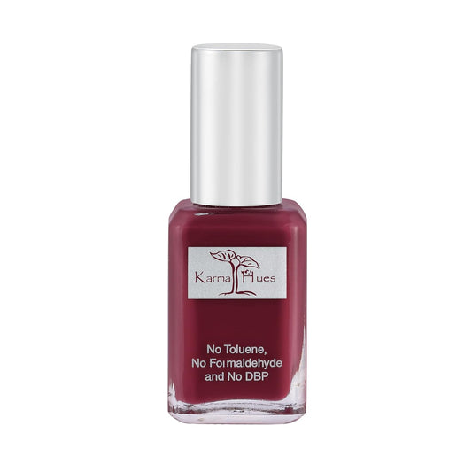 karma organic Natural Nail Polish, Vegan, and Cruelty-Free, No Toluene, No Formaldehyde, No DBP, and Free of TPHP, Rum Runner