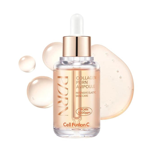 Cell Fusion C Collagen PDRN Ampoule, Salmon DNA PDRN Face Serum for Glow, Collagen, Niacinamide, Hydrating & Firming, Uneven Skin Tone, 1.18 fl.oz. / 35ml