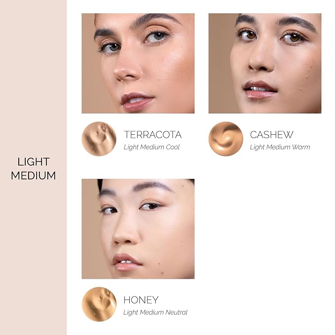 OFIR Skin Satin Medium Coverage Foundation | Buildable, Non-Creasing Finish | Vegan, Cruelty-Free, Paraben-Free Makeup | Blue Light Protection | 1 FL OZ (Sesame - Light Neutral)