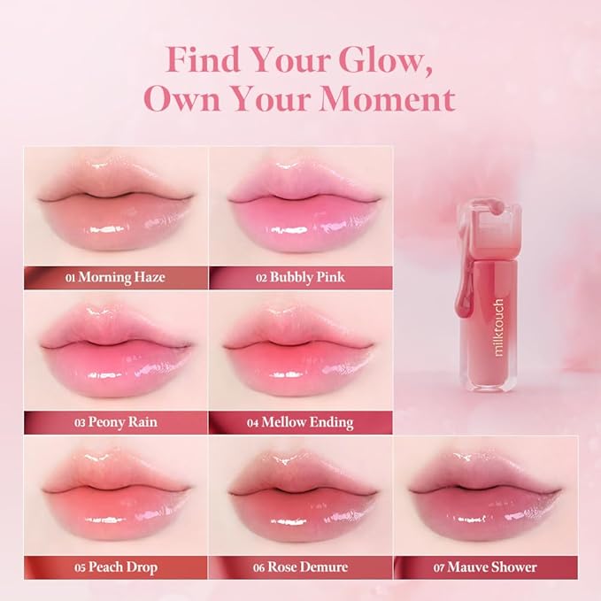 MILKTOUCH Dew Stain Sheer Lip Gloss (03 Ocean Dew, 0.14 Fl Oz (Pack of 1))