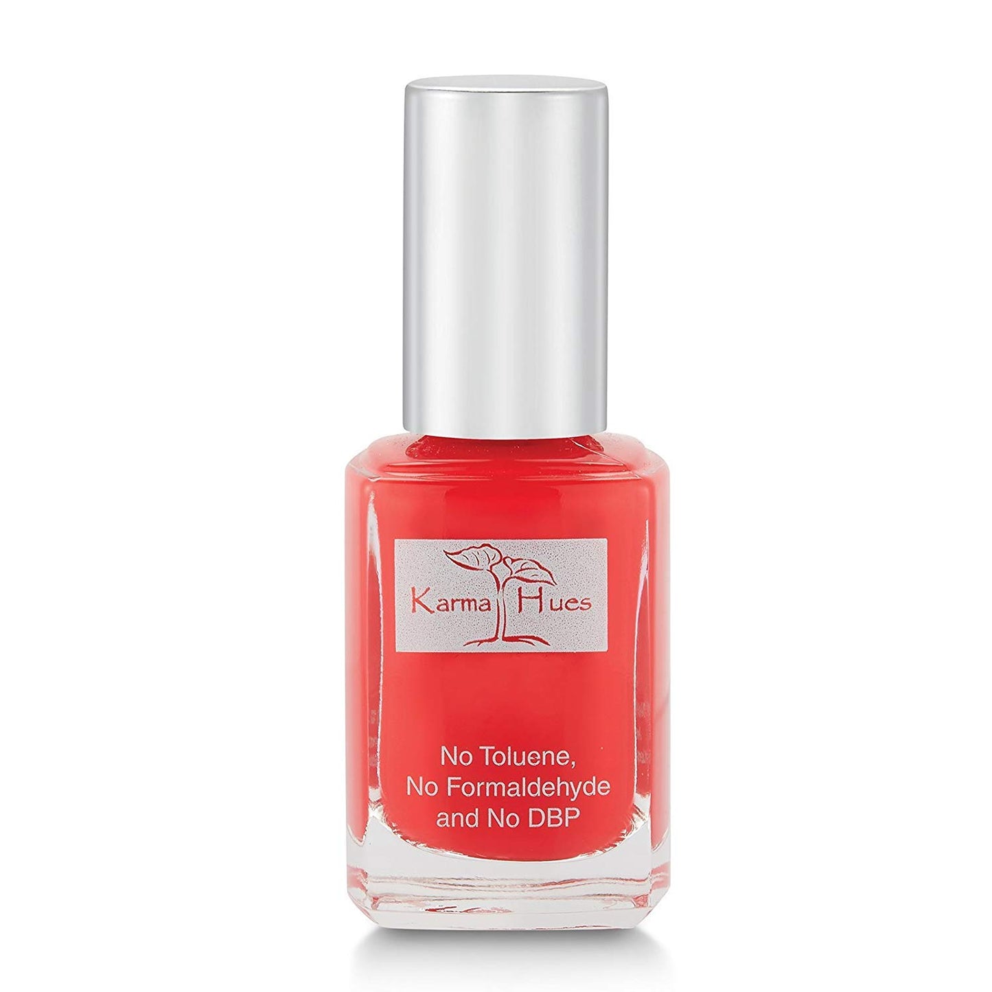 Karma Organic Nail Polish - Quick Dry Nail Lacquer, Non-Toxic, Vegan, and Cruelty-Free Nail Paint Art for Adults & Kids - (Lucy Red, 0.43 fl oz.)