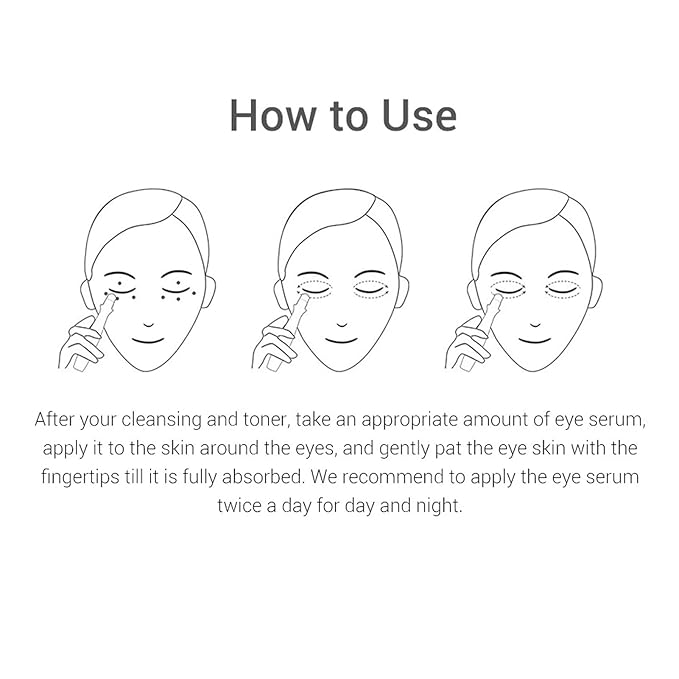 RollOn Eye Serum, Moisturizing Eye Serum AntiWrinkle Skin Lifting Firming Eye Serum for Anti Aging Skin Care with Dark Circles (01)