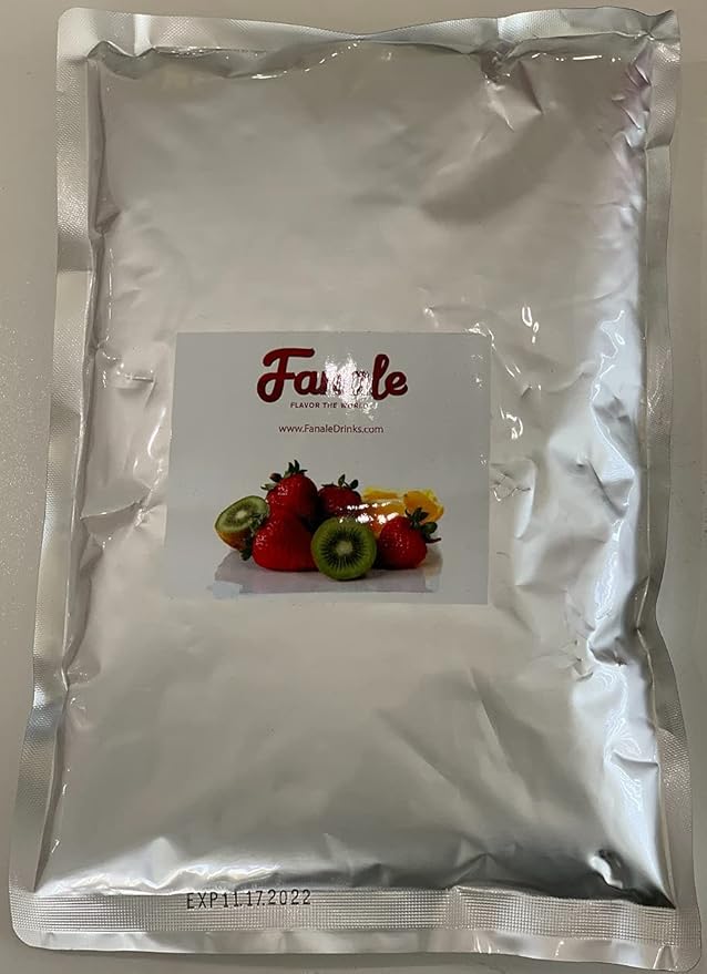 Fanale Premium Grass Jelly Bubble Tea Flavoring Powder | Perfect for Baking, Smoothies, Desserts and Drinks | Instant Flavoring Powder for Boba Milk Tea - 2.2 Pounds (Pack of 1)