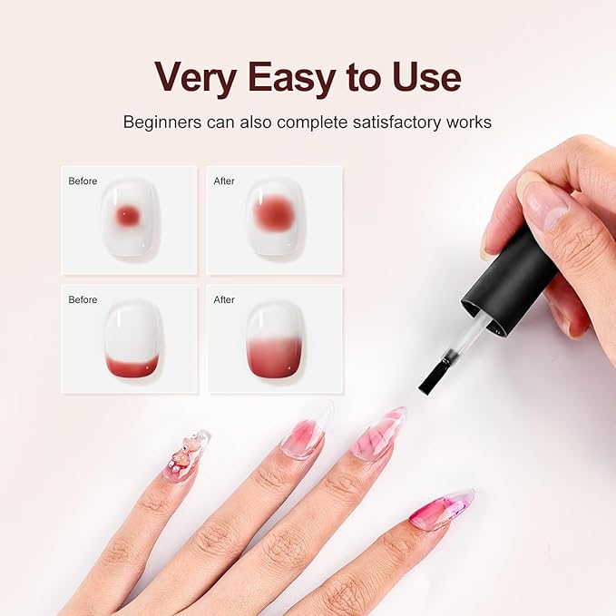 JODSONE 15 ML Blooming Gel Nail Polish Enrich Nail Life Base Coat Top Coat Solid Gel Manicure