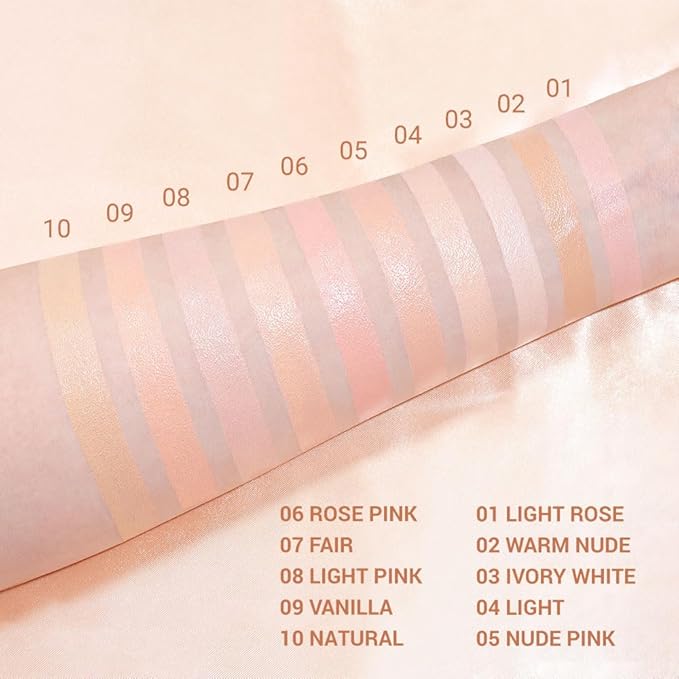 evpct 2Pcs Pink under Eye Corrector Brightener Concealers for Older Women Dark Circles, under Eye Cream Pot Concealer Full Coverage Peach Color Corrector Makeup, Nourishing, Light Rose