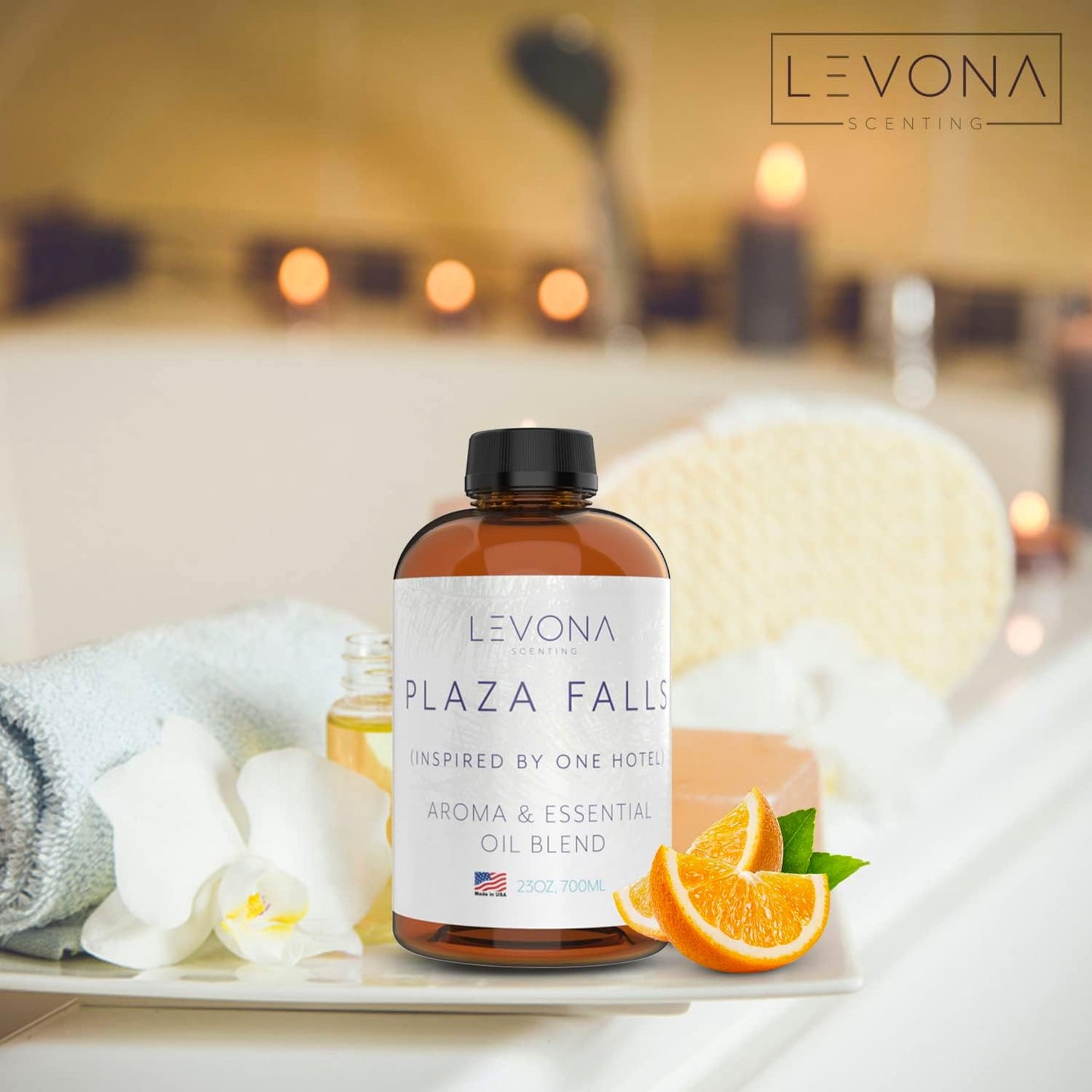 Levona Scent Home Luxury Scents: Plaza Falls Fragrance Oil Inspired by One Hotel Essential Oil - Pure Essential Oils for Diffusers for Home - Scented Oil