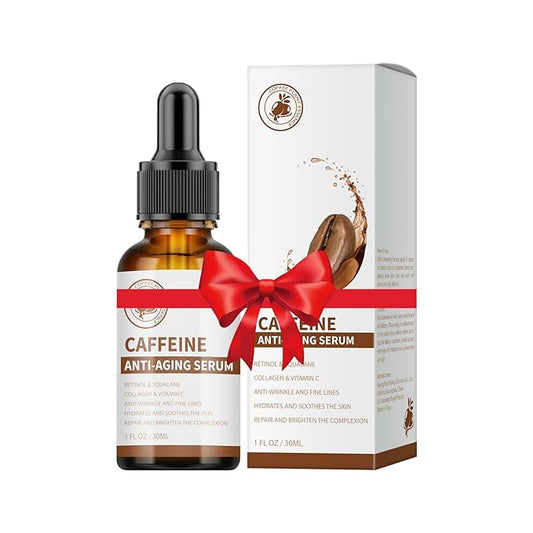 Caffeine Eye Serum Under Eye Treatment Serum for Moisturizing Anti-Aging Brightening Eye Serum, Caffeine Eye Cream for Wrinkles, Dark Spots and Dark Circles Beauty Skin Care