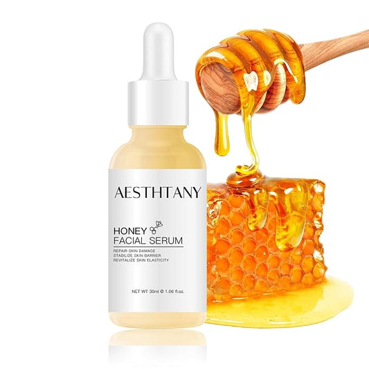 Honey Hyaluronic Acid Face Serum, 30ml / 1.06 fl.oz | Honey Purity 30% | Vit E - Anti Aging Facial Serum for Skin Care | Face Serum for Women | for All Skin Type