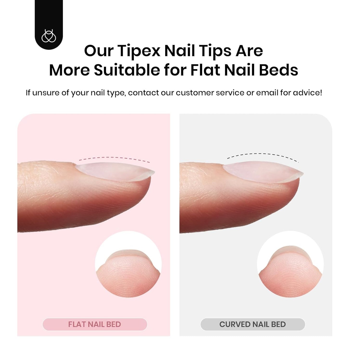 Beetles Tipex Instant Apex Nail Tips, Medium Oval Almond Acrylic Nails 192 Pcs Pre-Building Pre-Etched Thicker Gel Nail Tips - 16 Sizes Strong Full Cover False Nail