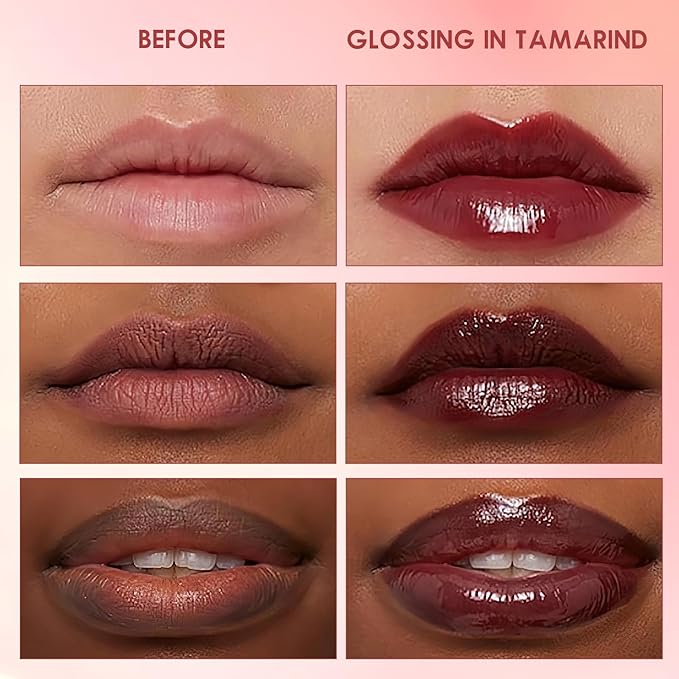Lips Staining Lip Oil, Lips Staining Long-Lasting Moisturizing Lip Oil,Glossy Lip Stain (TAMARIND)