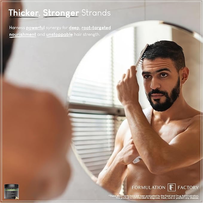 Crown of Glory 10-in-1 Hair Growth Maximizer, DHT Blocker with Saw Palmetto, Fo-Ti, Collagen, Supports Thicker Hair & Scalp Health (2 Month Supply, 120 Capsules)