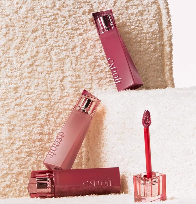 Espoir Couture Lip Tint Glaze #10 Pinky Lowkey 0.19oz | Volumizes & High-Shine Lip Plumper | Long-Lasting Vibrant Color | Thickening radiance Lip Stain | Tinted Lip Moisturizer | Korean Lip Makeup