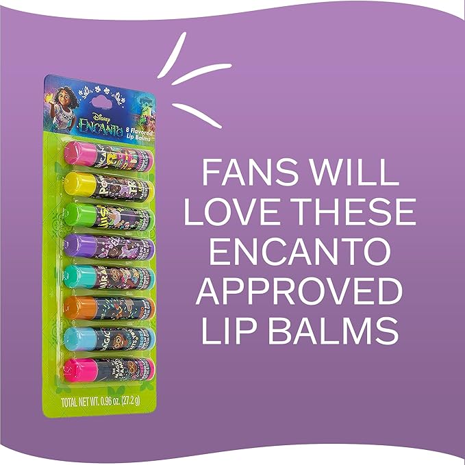 Encanto 8 Pack Lip Balm, 8.0 Fl Oz