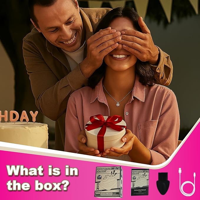 Facial Hair Removal for Women, 3D Floating Blade Rotary Razor, Wet/Dry Electric Shaver, Portable & USB Rechargeable Epilator Hair Remover for Face, Upper Lip, Chin, Arms & Legs (Beige)