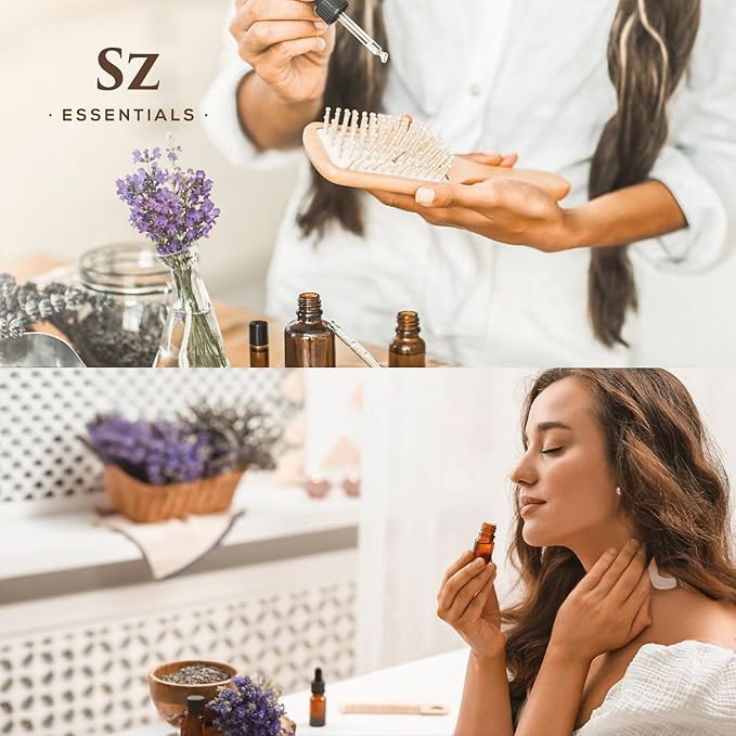 Kashmir Lavender Essential Oil β 100% Pure & Undiluted β Sweet Floral Scent for Relaxation, Aromatherapy, Self-Care, Natural Perfumery β Vegan & Therapeutic β 0.22 fl oz (6.5 mL)