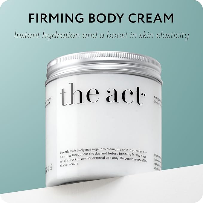 The Act Firming Body Cream β Hydrating Cream with Green Coffee & Lotus β Smooths and Nourishes Skin for a Spa-Like Experience for Men and Women, 8.5 fl oz