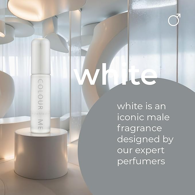 Milton-Lloyd Colour Me White - Cologne for Men - Aromatic Fougere Fragrances - Mens Cologne - Long Lasting Perfume for Men - Eau de Parfum - 1.7 oz