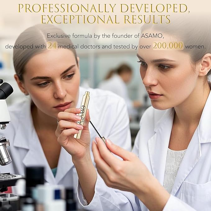 Eyelash Growth Serum – 15 Plant Extracts for Longer, Denser & Robust Lashes,Boosts Natural Lash Development,eyelash serum,Enhance Natural Beauty, Hypoallergenic Oil Free,lash growth serum(PURE GOLD)