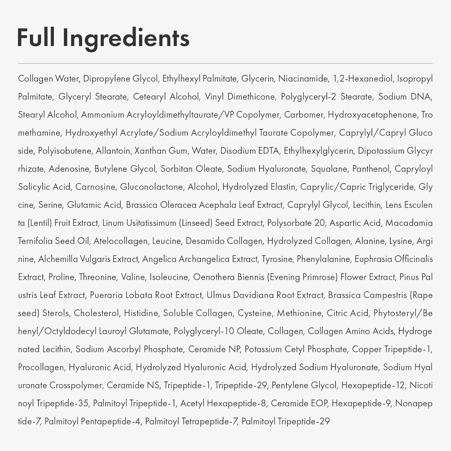 Real Collagen Face Cream, Face & Neck Collagen Face Moisturizer, Tightening, Firming, Lifting & Glow Boosting Cream with Collagen & Hyaluronic Acid, Korean Skincare, 50ml / 1.69 fl. oz.