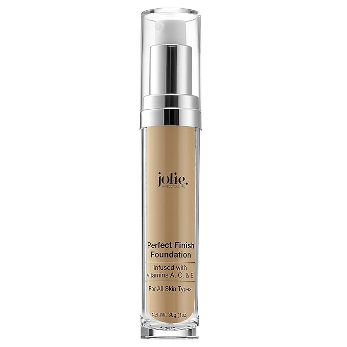 Jolie Perfect Finish Liquid Foundation Makeup SPF 15 Oil Free (LW3)
