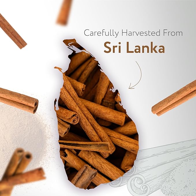 HBNO Organic Cinnamon Bark Essential Oil - 1 oz (30ml) Size - Ideal for Diffusers, Cleaning Agents, Skincare, and Haircare.