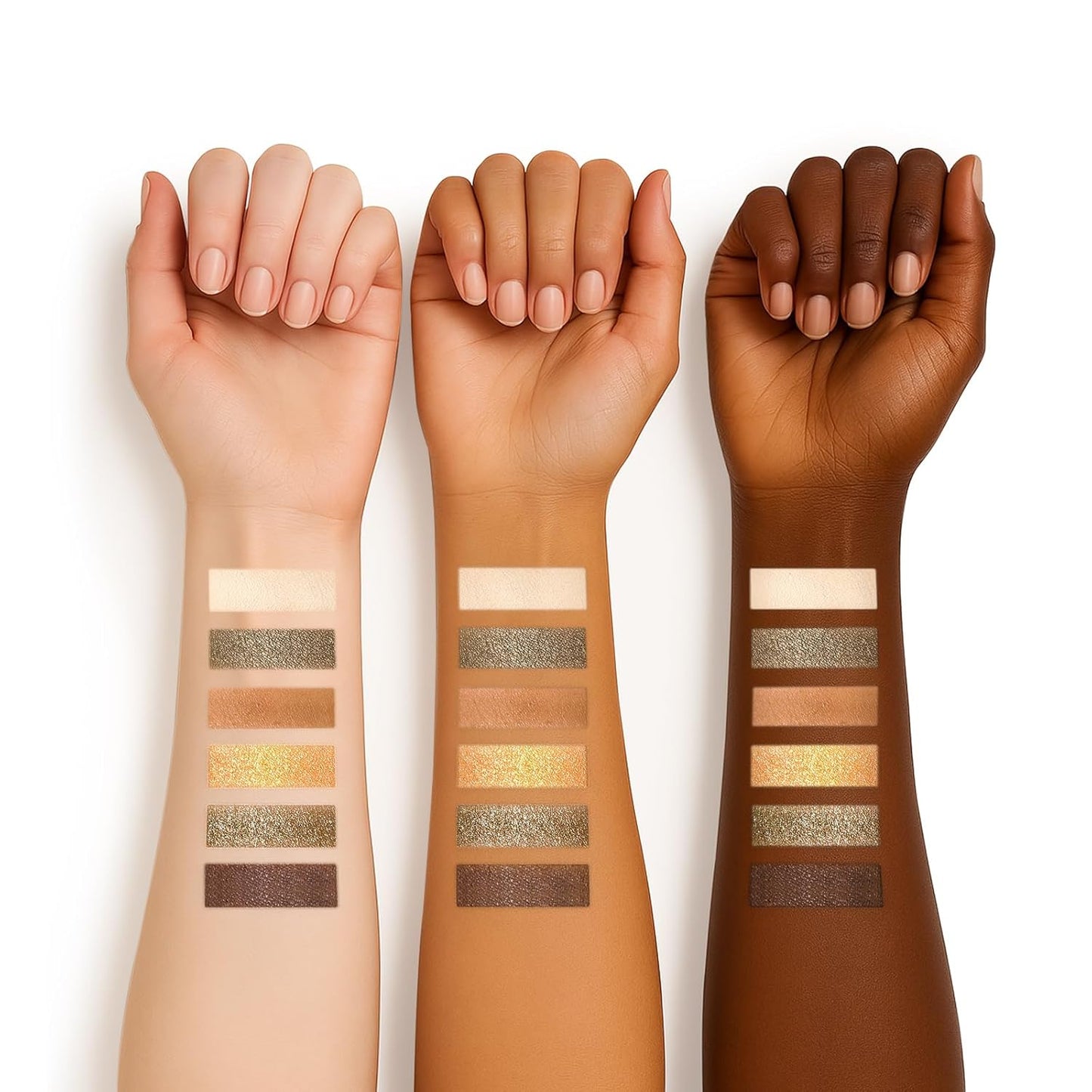 6 Colors Mini Eyeshadow Makeup Palette Olive-colored Neutral Tone Eye Shadow Matte & Shimmer Nude Make Up Pallet with Mirror Blendable Highly Pigmented Travel Size Gift Kit 04